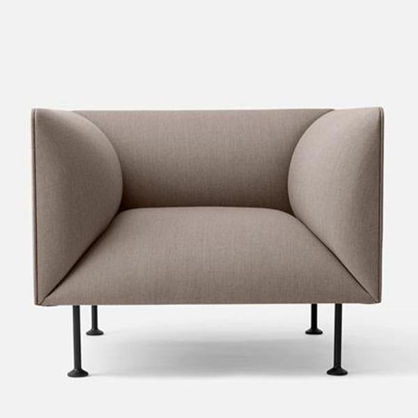 Audo Copenhagen Godot Sofa Chair, Sandy Brown - Thirty Six Knots - thirtysixknots.com