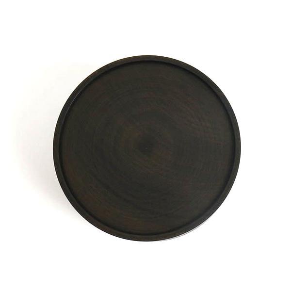 Morihata Karmi Wooden Tea Canister, Ju Sumi (Black) - Thirty Six Knots - thirtysixknots.com