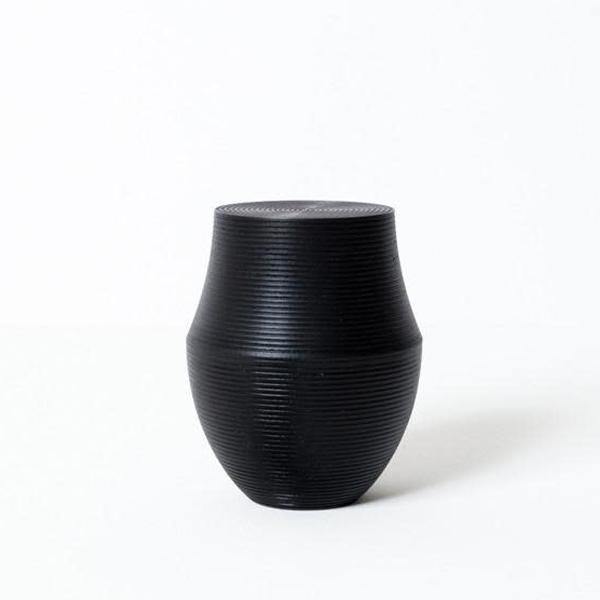 Morihata Karmi Wooden Tea Canister, Kama Sumi (Black) - Thirty Six Knots - thirtysixknots.com