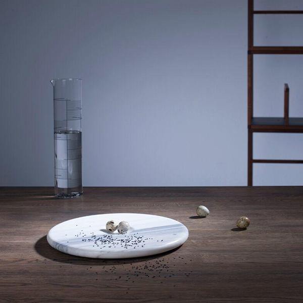 Moon Plate Marble - Thirty Six Knots - thirtysixknots.com