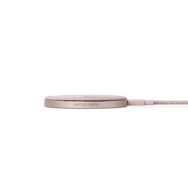 Native Union Drop Wireless Fabric Charger Rose - Thirty Six Knots - thirtysixknots.com