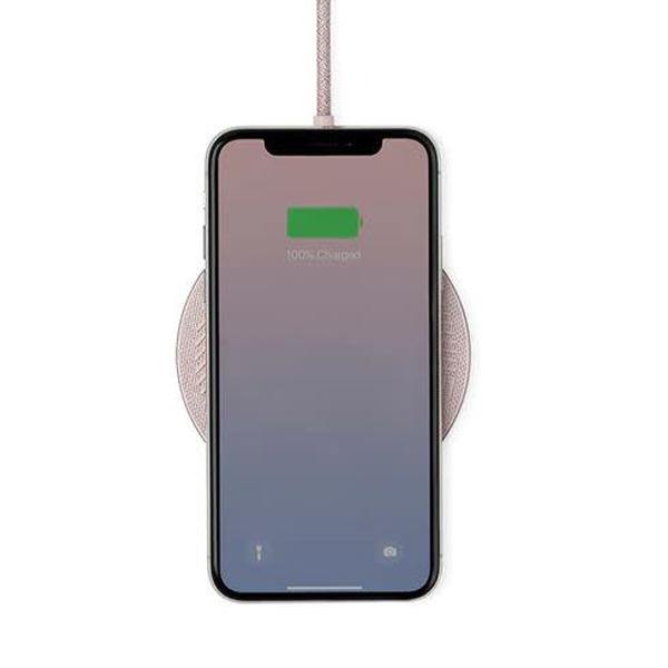 Native Union Drop Wireless Fabric Charger Rose - Thirty Six Knots - thirtysixknots.com