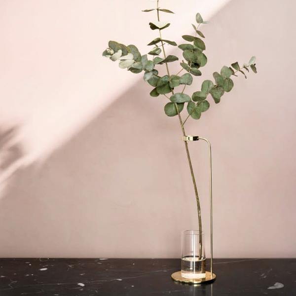 Audo Copenhagen Brass Stem Vase by DUBOKK - Thirty Six Knots - thirtysixknots.com