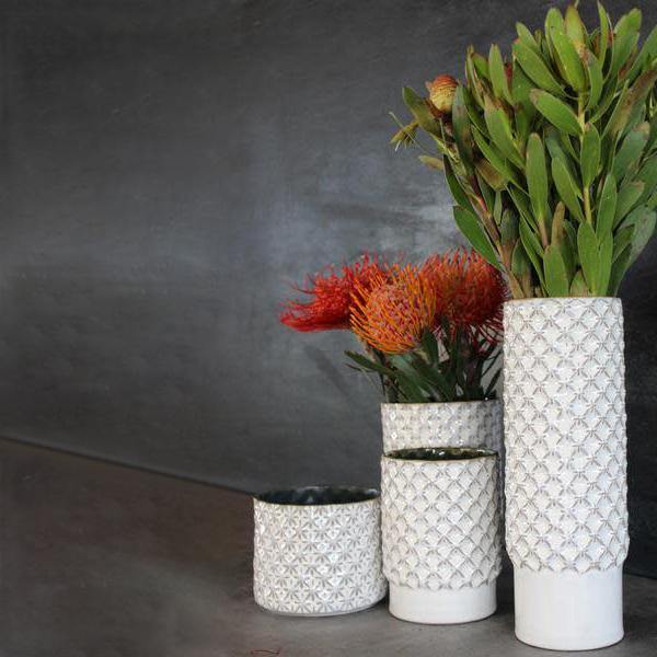Yarnnakarn Ceramics Etoile Vase or Planter - Thirty Six Knots - thirtysixknots.com
