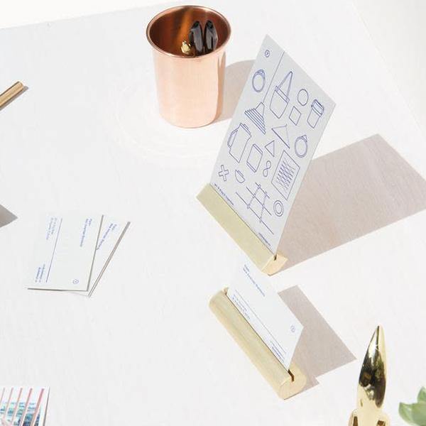 Yield Brass Georail Photo & Card Holder - Thirty Six Knots - thirtysixknots.com