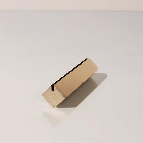 Yield Brass Georail Photo & Card Holder - Thirty Six Knots - thirtysixknots.com