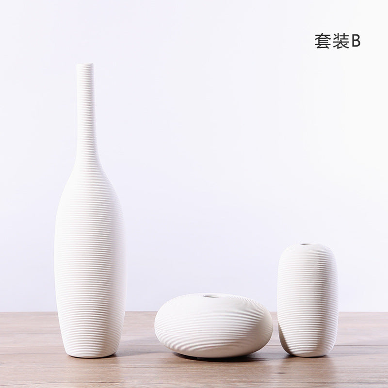 Nordic Ceramic Vase Set