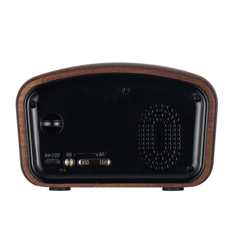 Retro Wooden Bluetooth Speaker: Portable Outdoor Subwoofer with Mobile Phone Audio Card Support