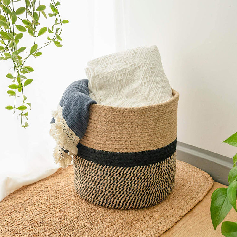 Cotton Rope Woven Hanging Basket