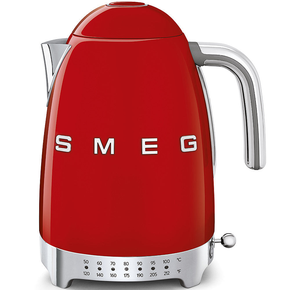 Smeg Electric Kettle - Variable Temperature - 1.7L - Red