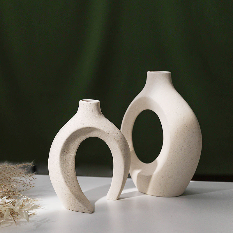 Nordic Ceramic Vase Set of 2