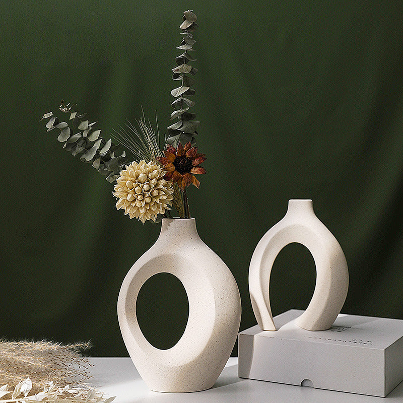 Nordic Ceramic Vase Set of 2