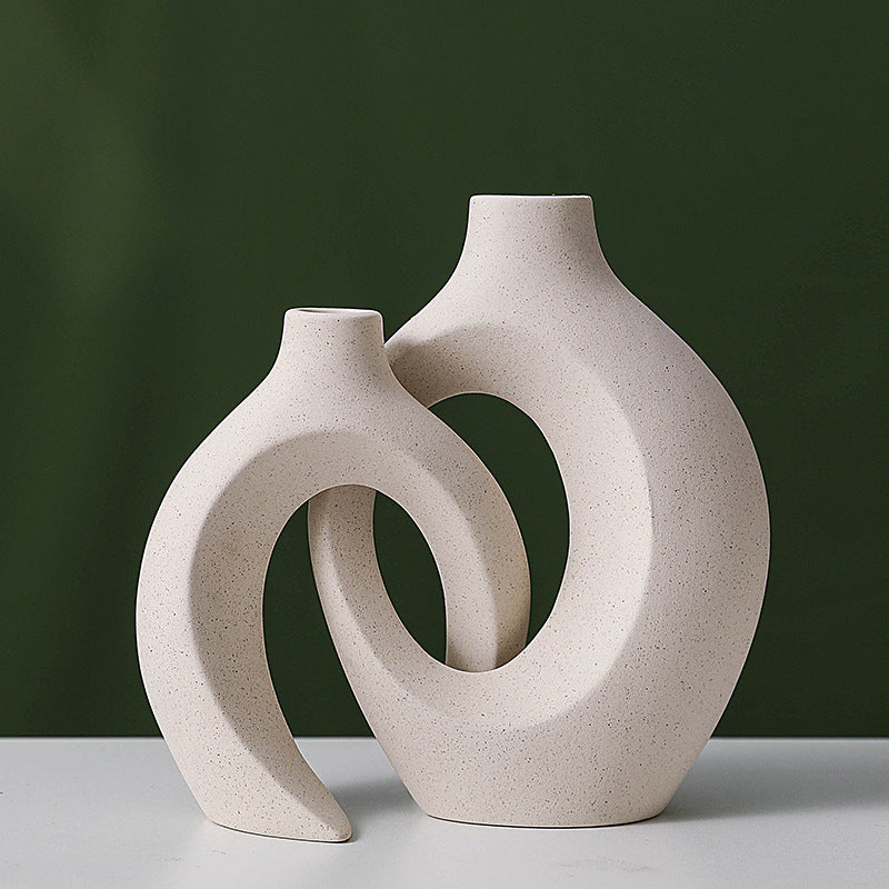 Nordic Ceramic Vase Set of 2