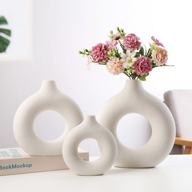 Nordic Ceramic Round Vase