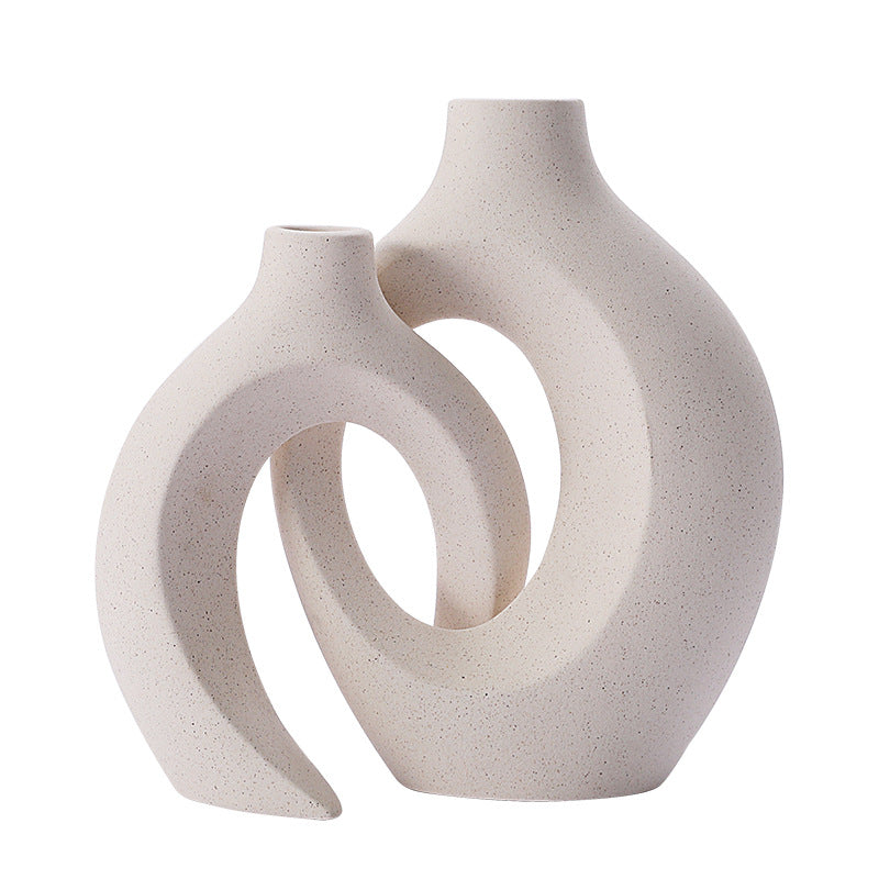 Nordic Ceramic Vase Set of 2