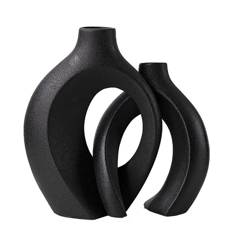 Nordic Ceramic Vase Set of 2