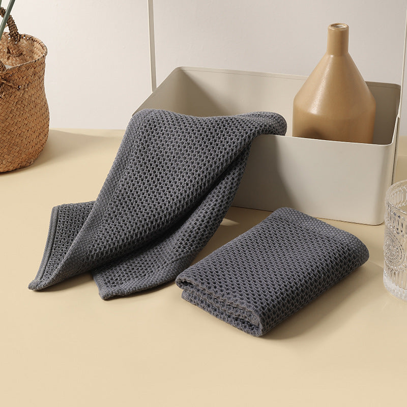 Premium Absorbent Cotton Honeycomb Towel – Multi-Purpose Home Essential