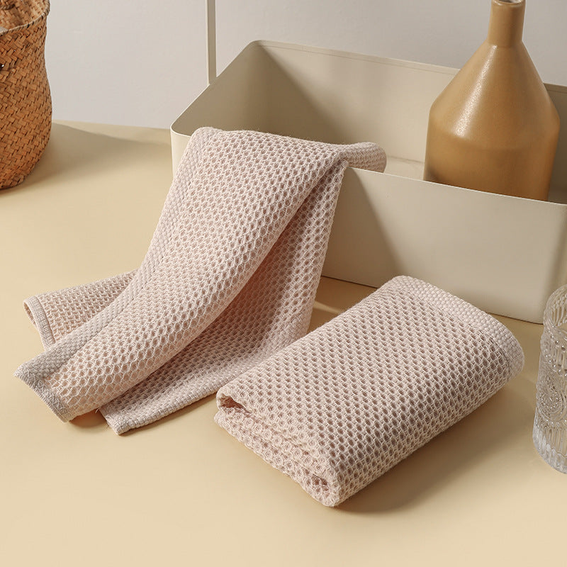 Premium Absorbent Cotton Honeycomb Towel – Multi-Purpose Home Essential