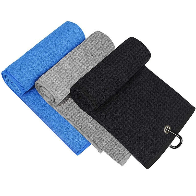 Waffle Golf Towel – Ultra-Absorbent Sports Towel