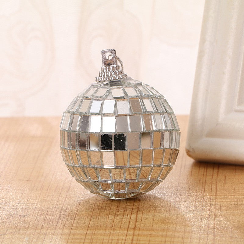 Christmas Mirror Disco Ball - Party & Event Décor for Bars and Photography Props