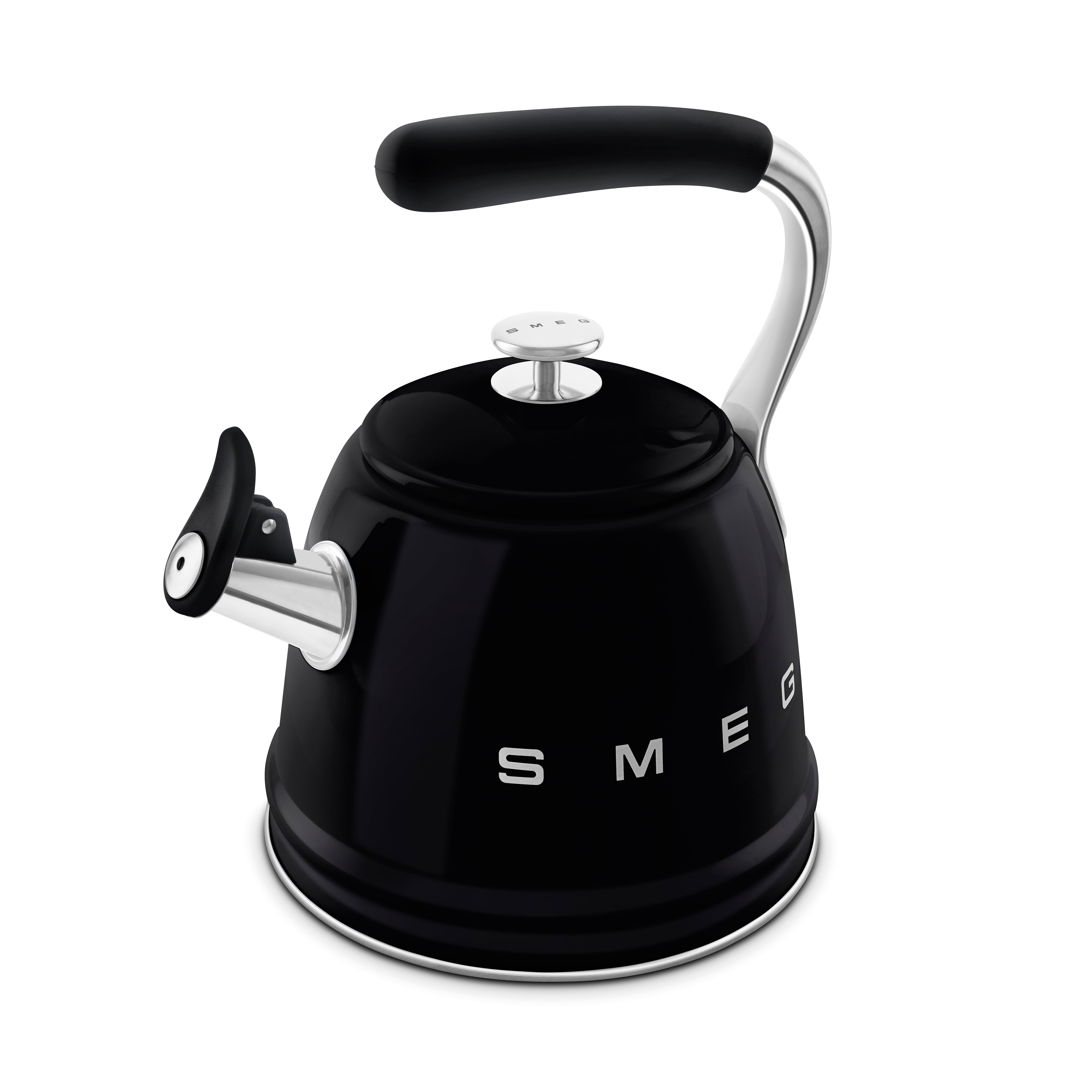 Smeg Whistling Kettle 2.3L-Black
