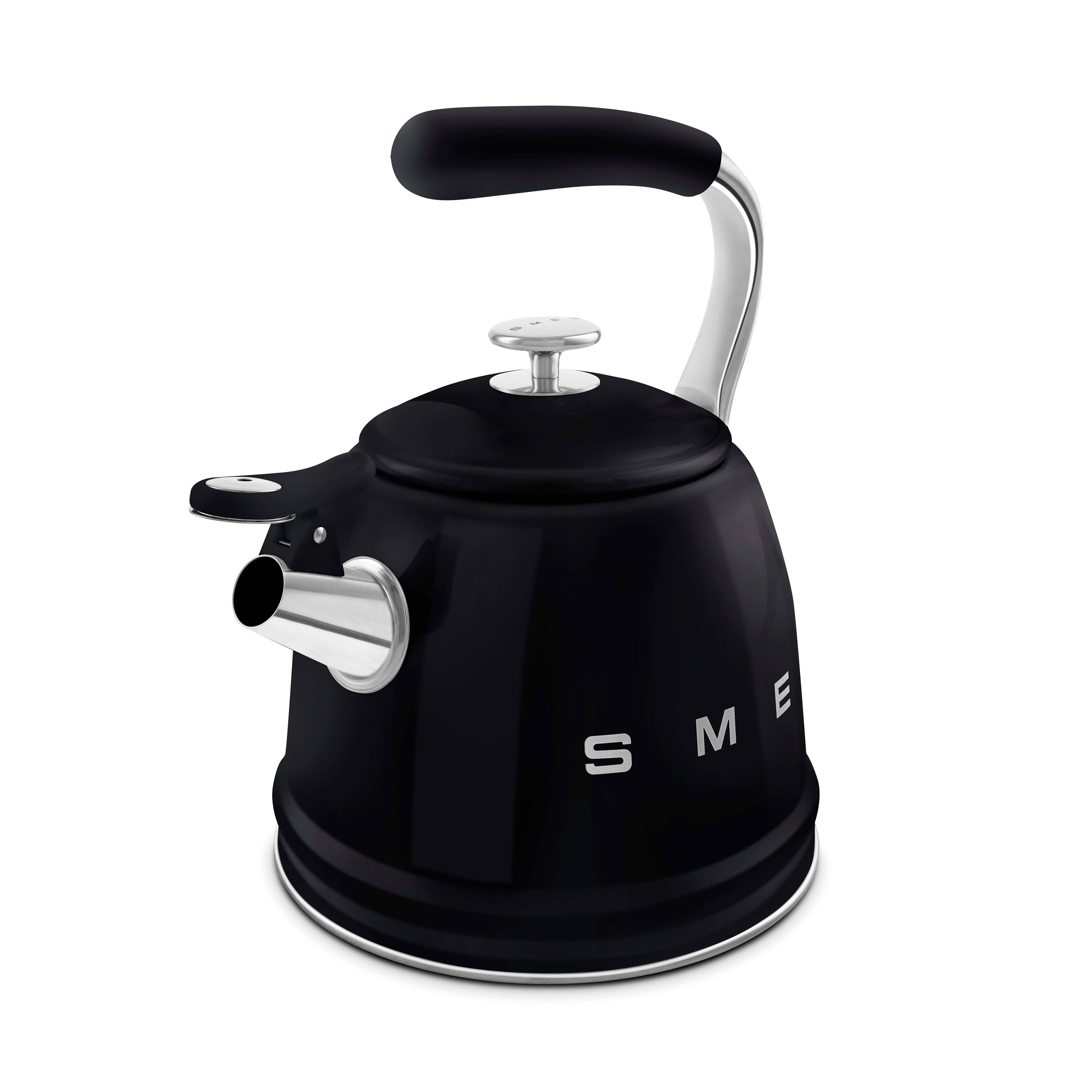 Smeg Whistling Kettle 2.3L-Black