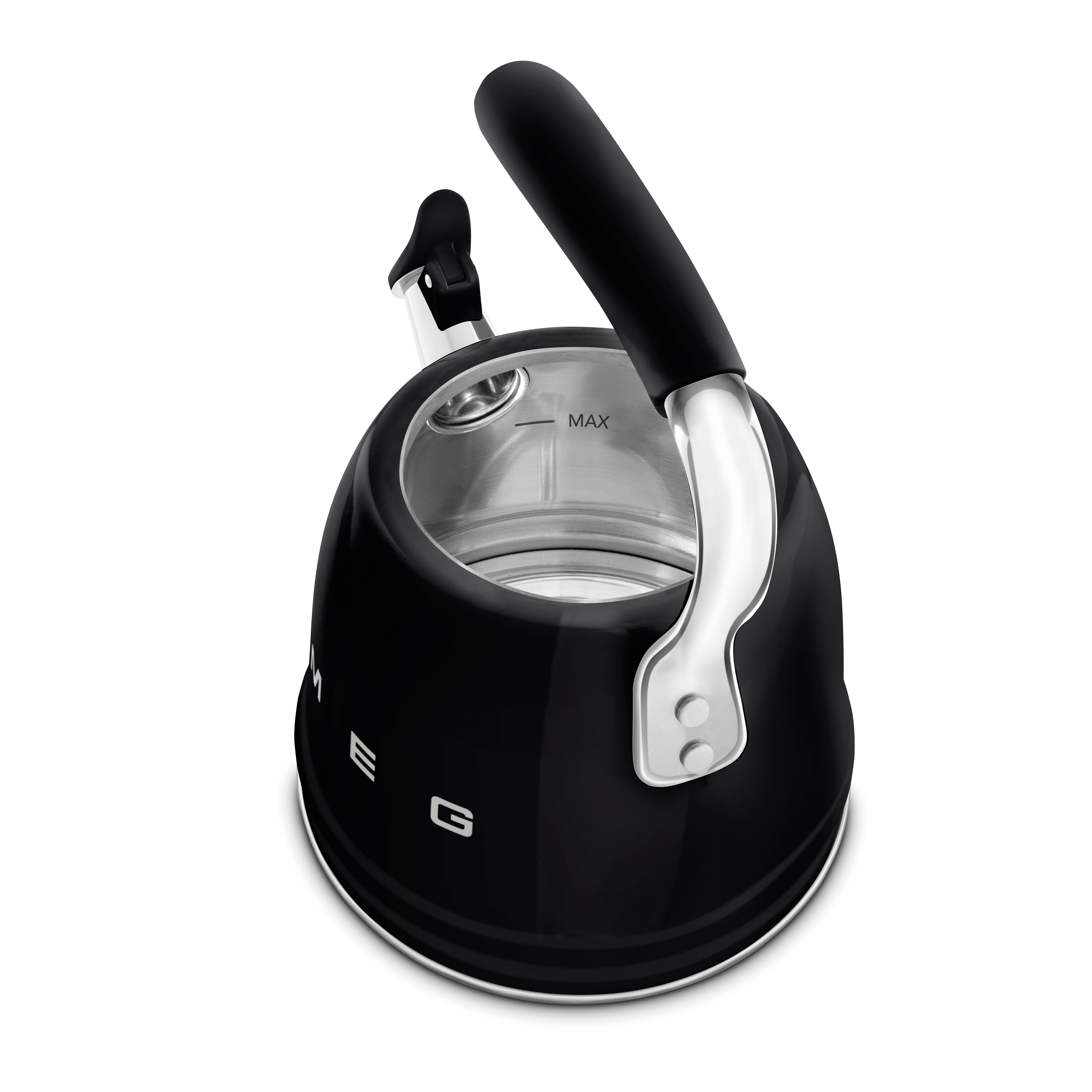 Smeg Whistling Kettle 2.3L-Black