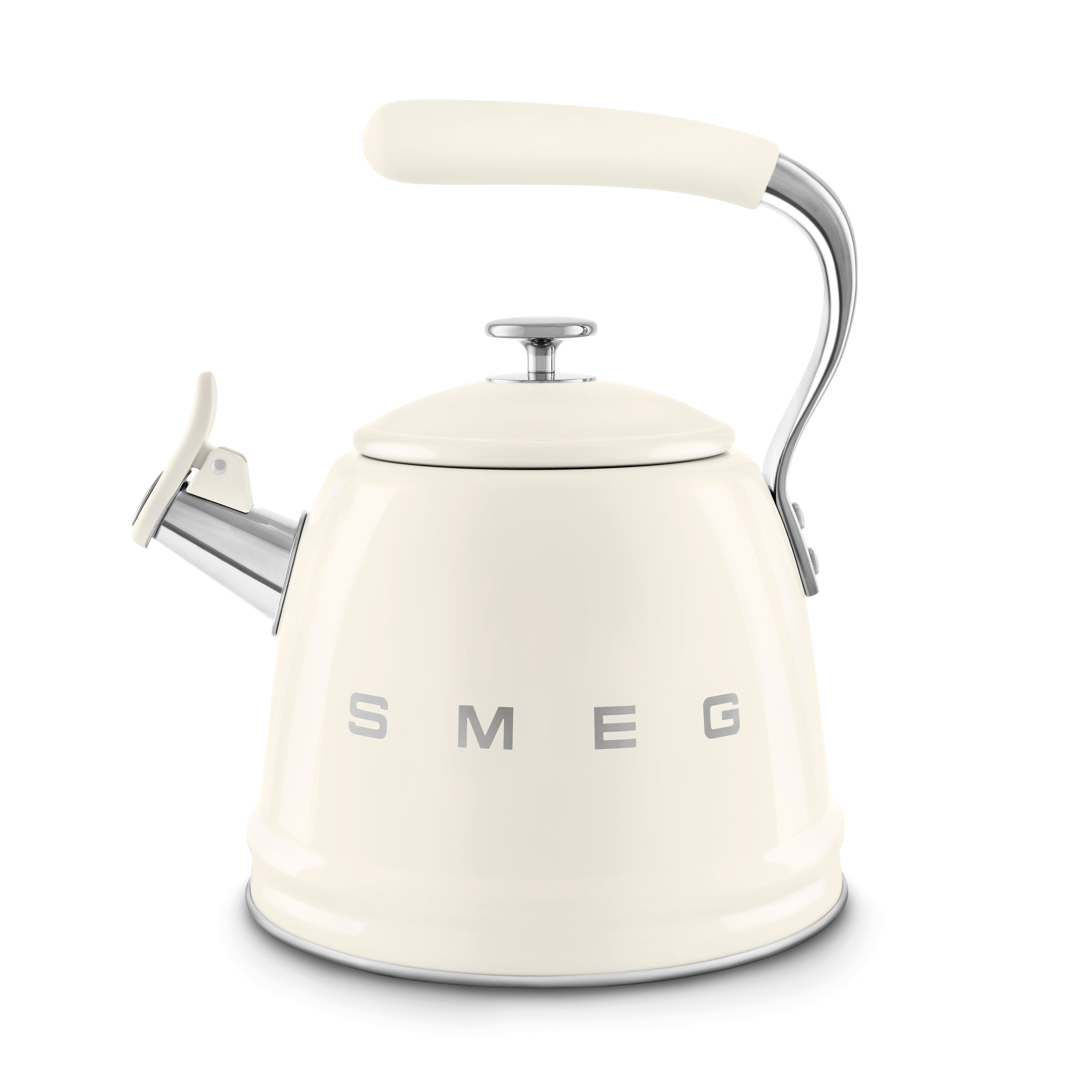 Smeg Whistling Kettle 2.3L-Cream