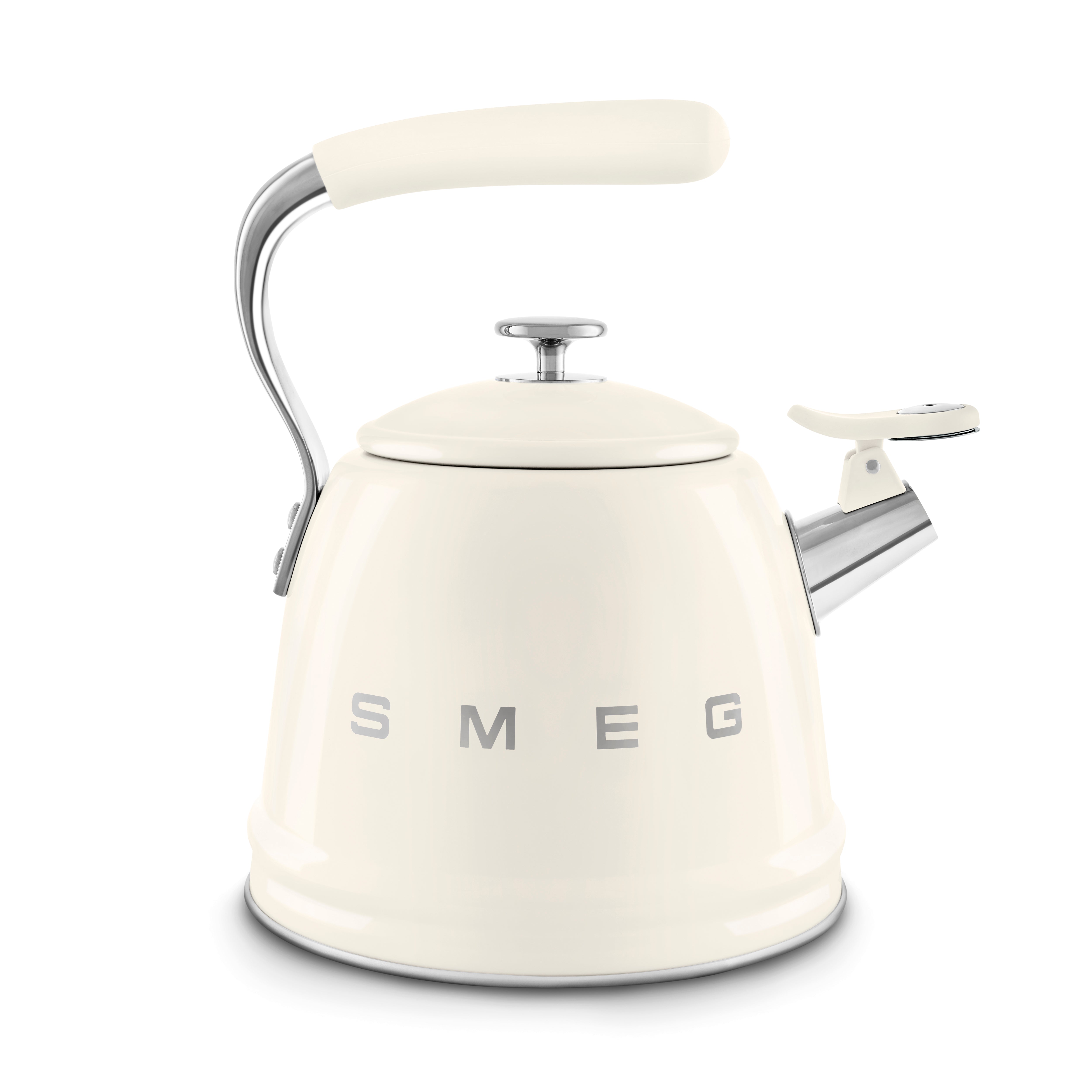 Smeg Whistling Kettle 2.3L-Cream