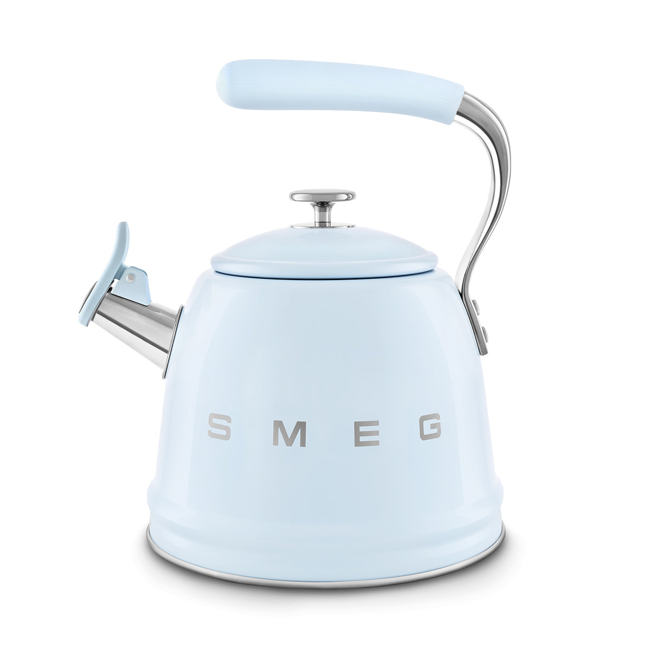 Smeg Whistling Kettle- Pastel Blue