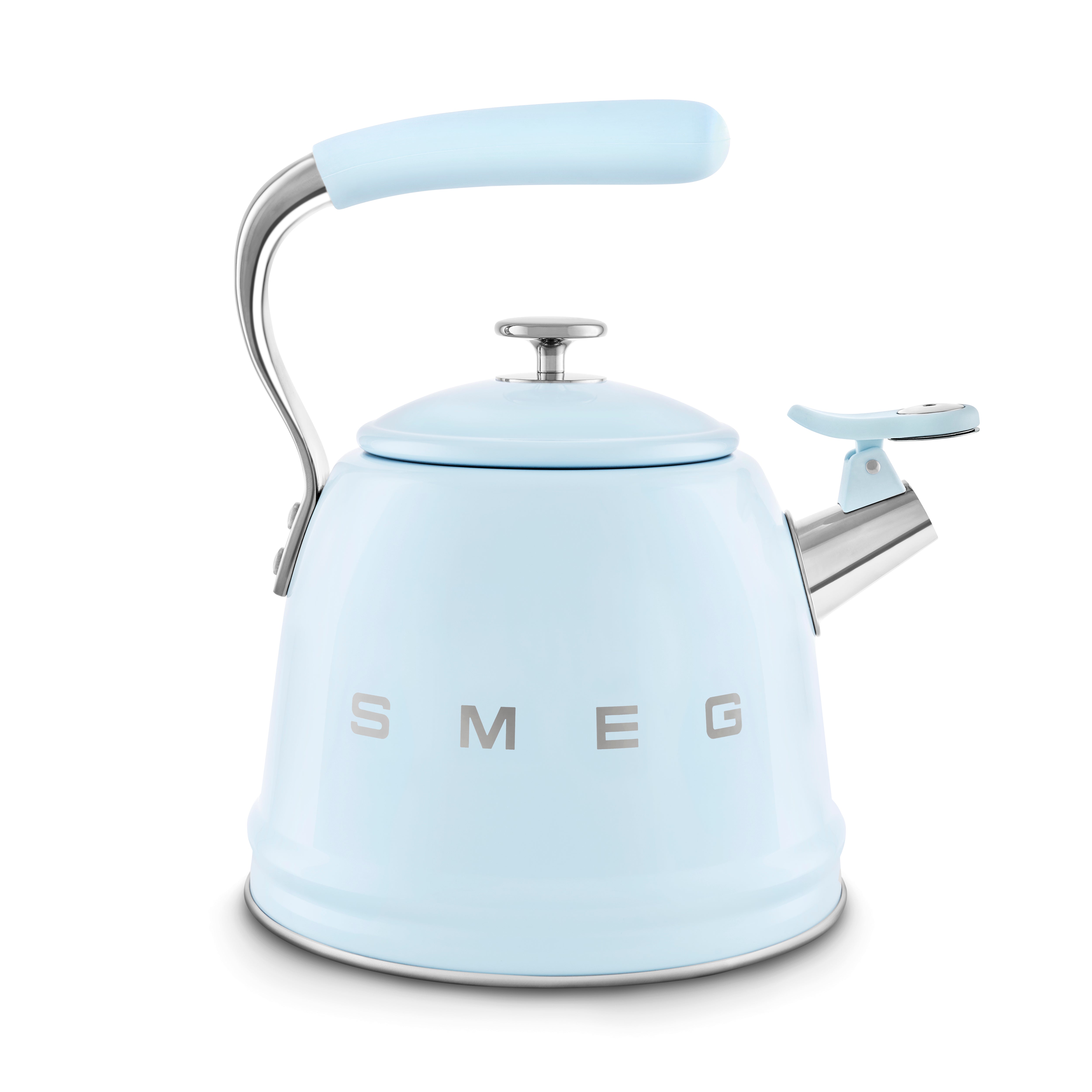 Smeg Whistling Kettle- Pastel Blue