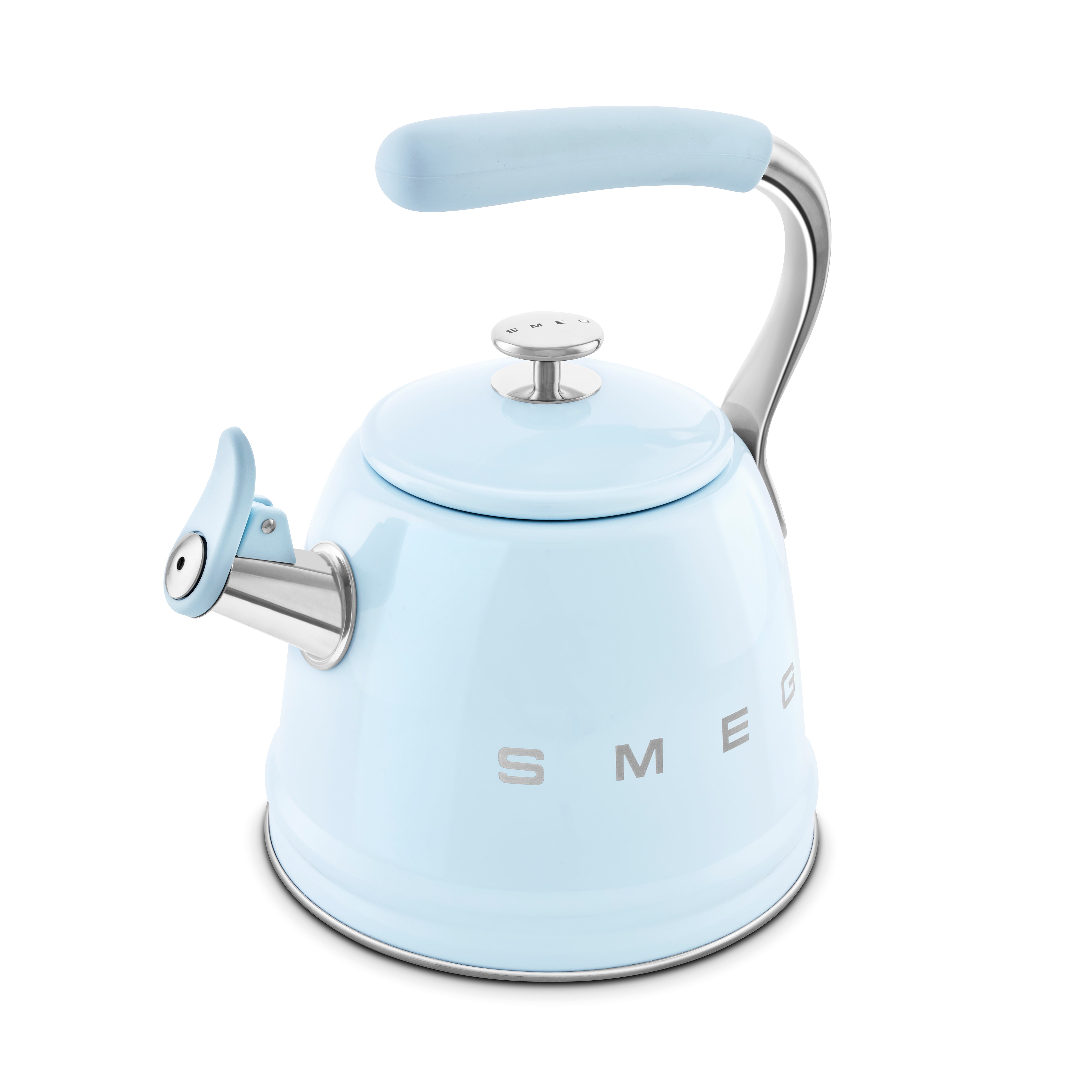 Smeg Whistling Kettle- Pastel Blue