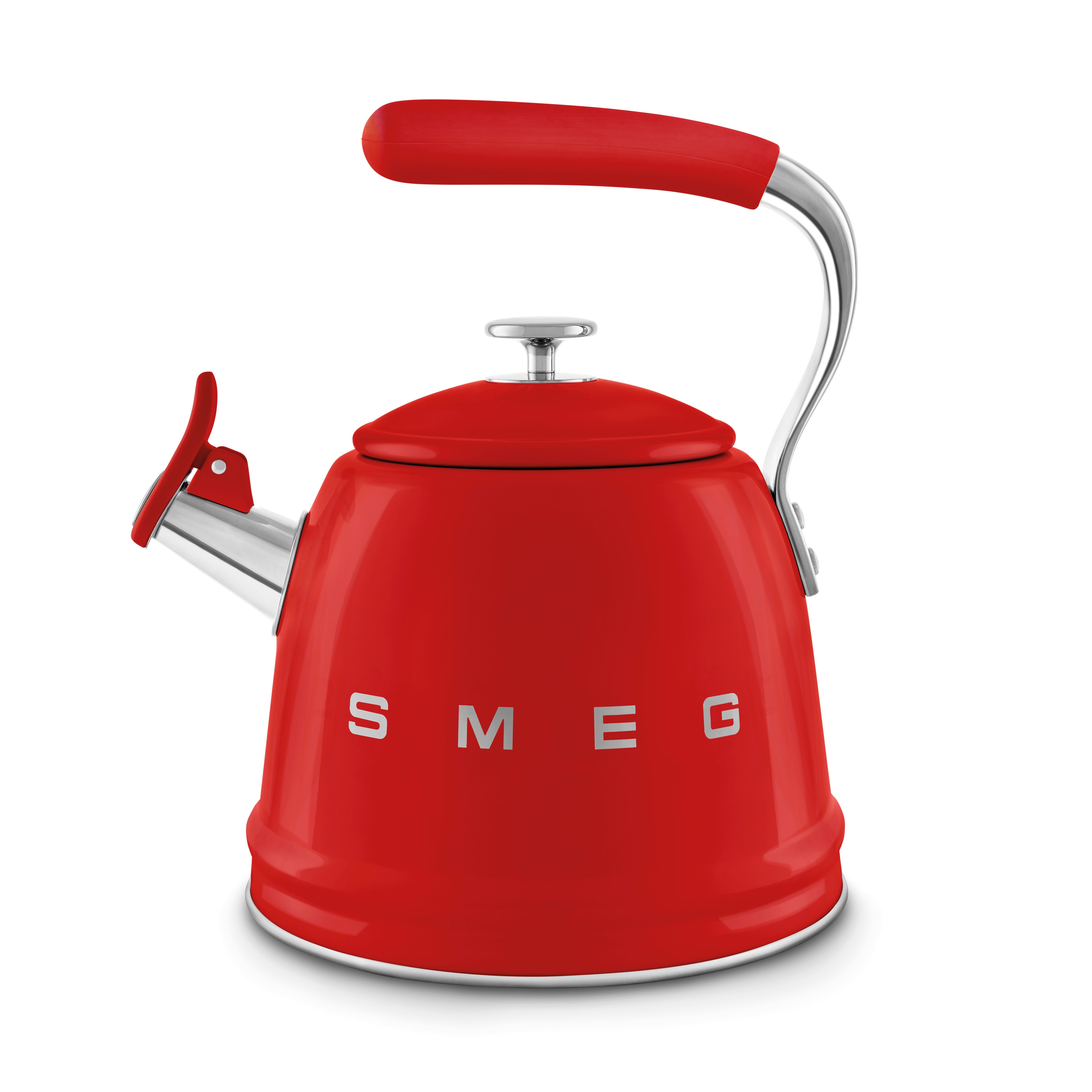Smeg Whistling Kettle 2.3L-Red