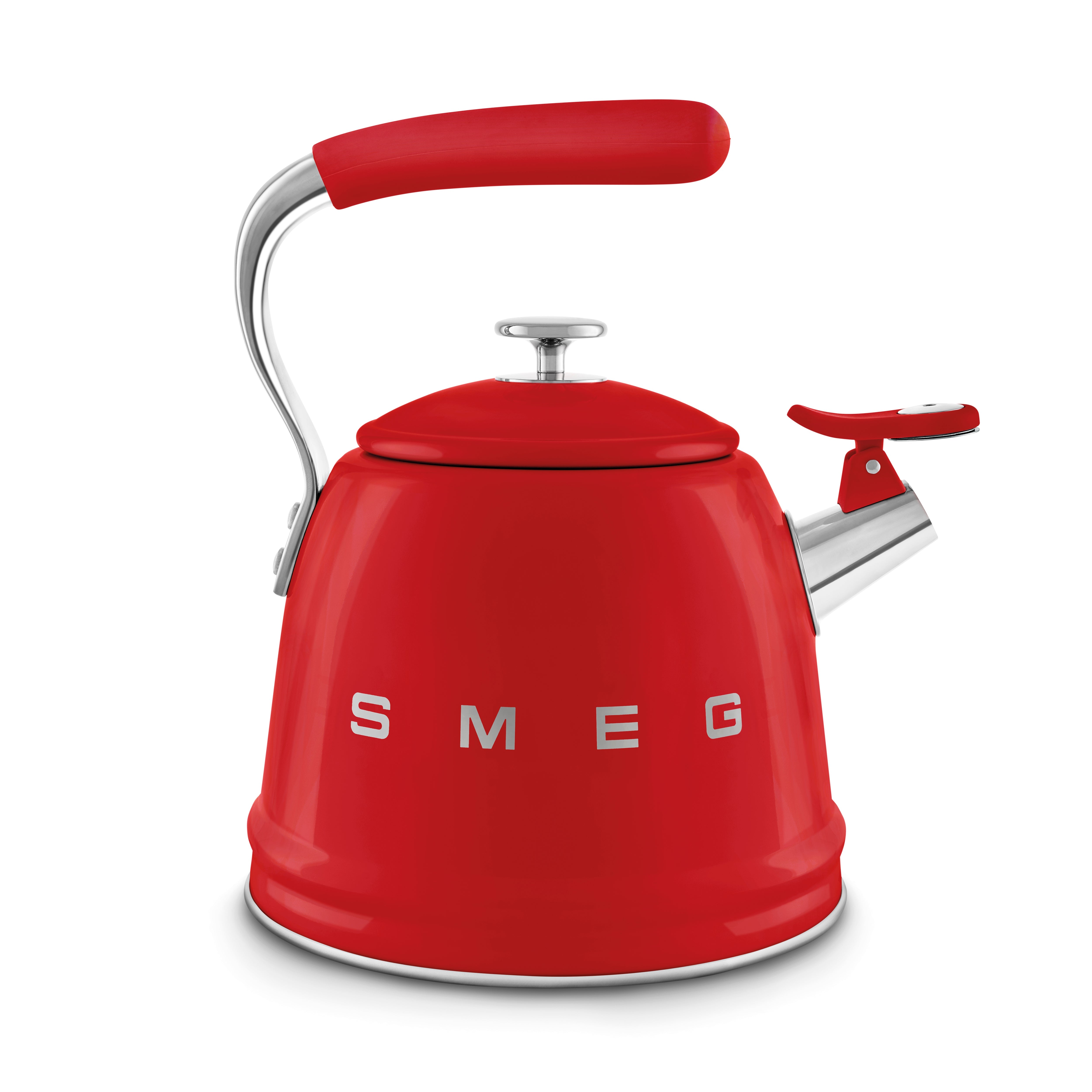 Smeg Whistling Kettle 2.3L-Red