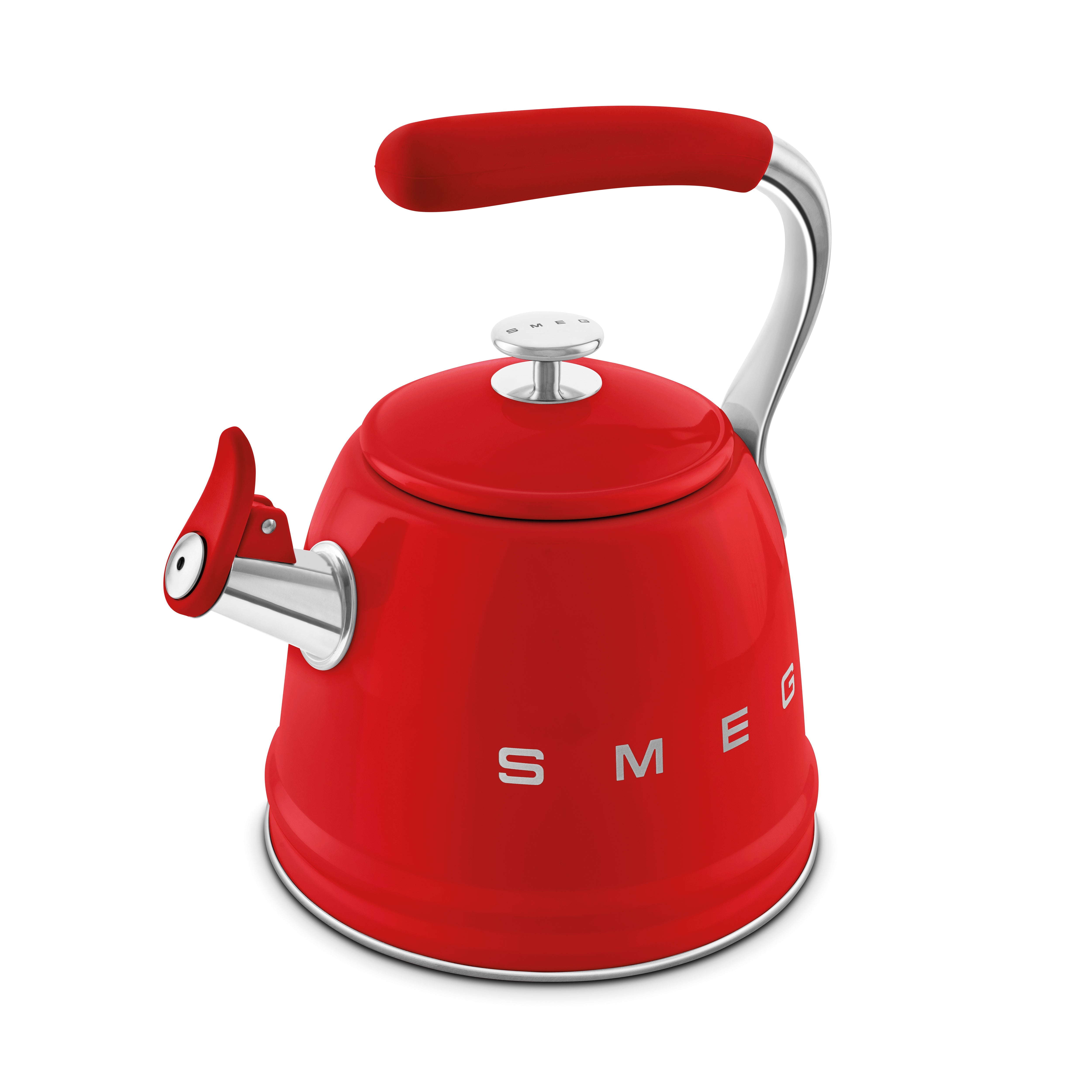 Smeg Whistling Kettle 2.3L-Red