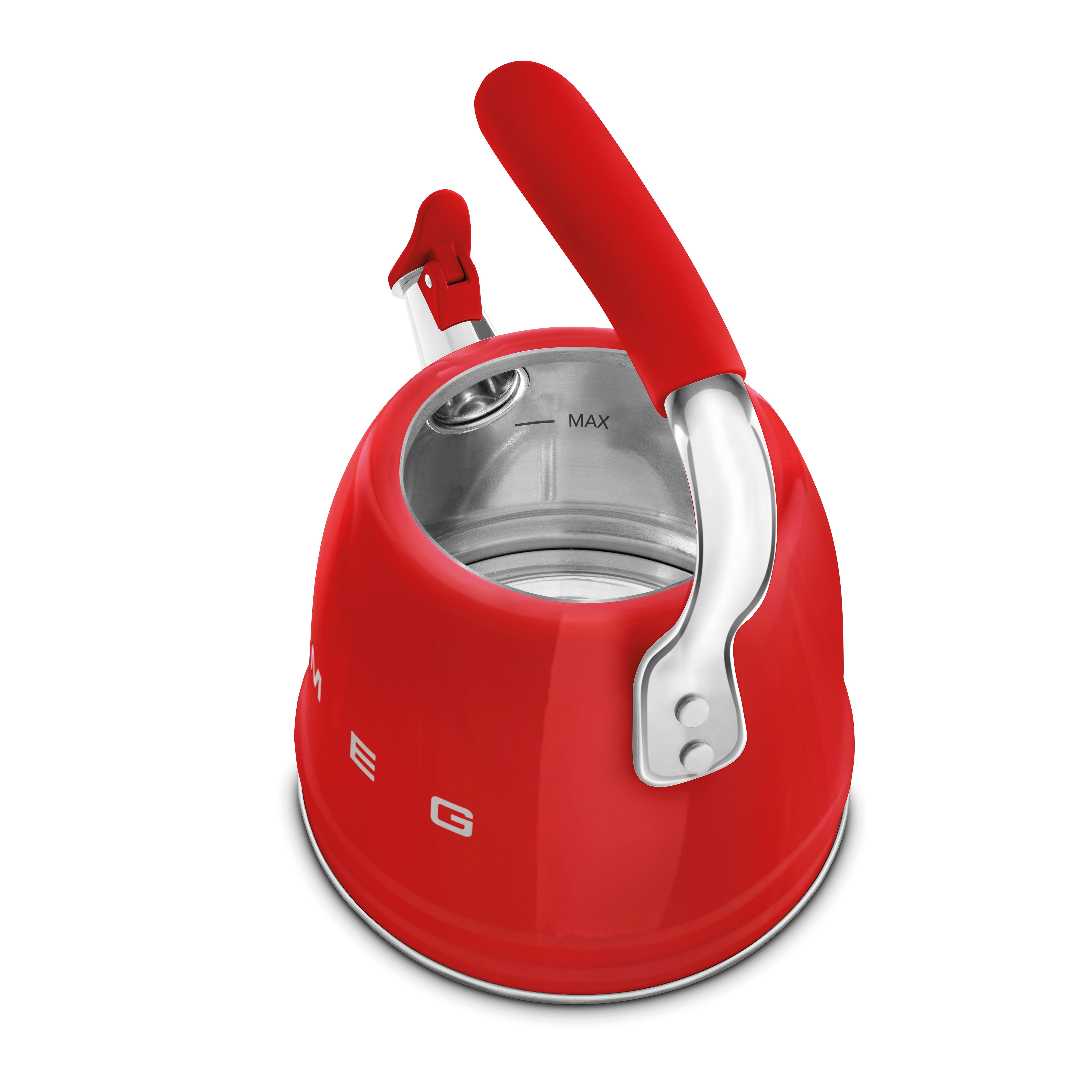 Smeg Whistling Kettle 2.3L-Red