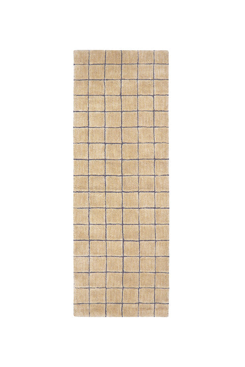 Woolable rug runner Mosaic Amber