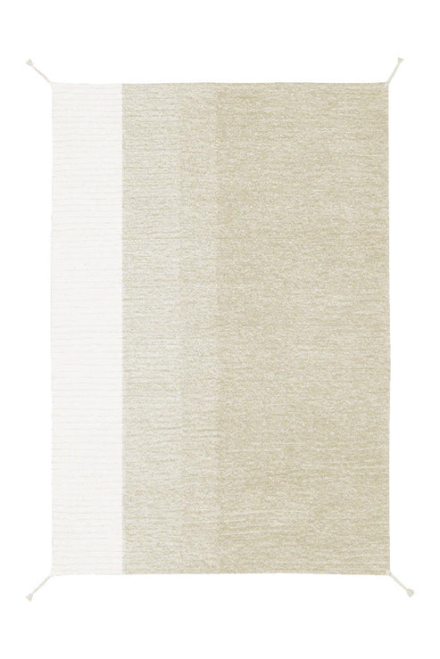 Reversible washable rug Gelato Green