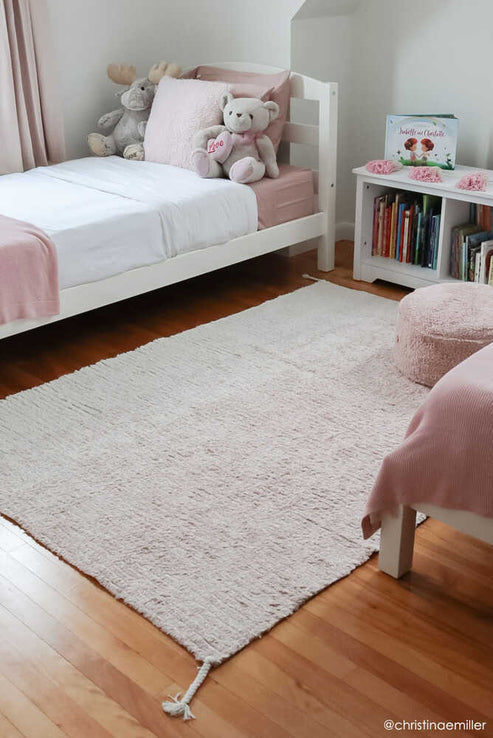 Reversible washable rug Gelato Pink