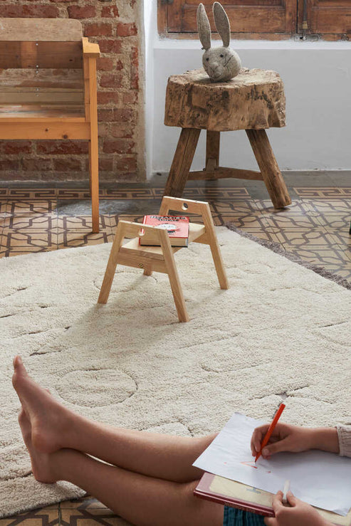 RugCycled washable rug ABC