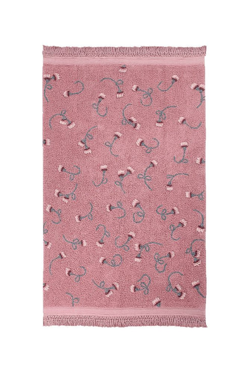 Washable rug English Garden Ash Rose