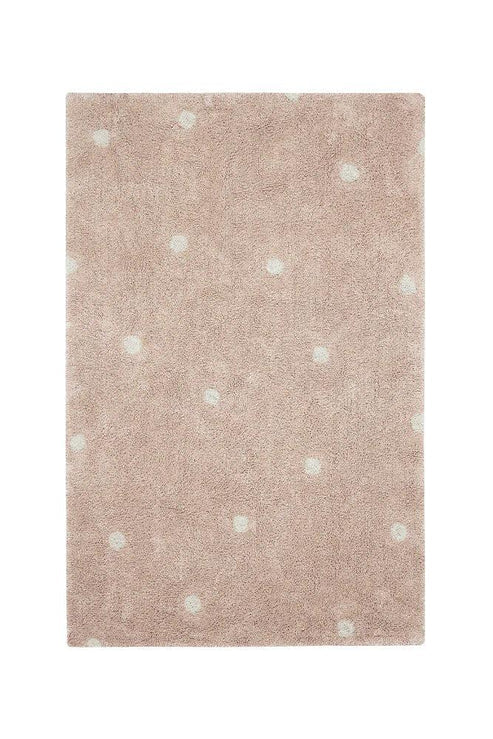 Washable rug Mini Dot  Rose