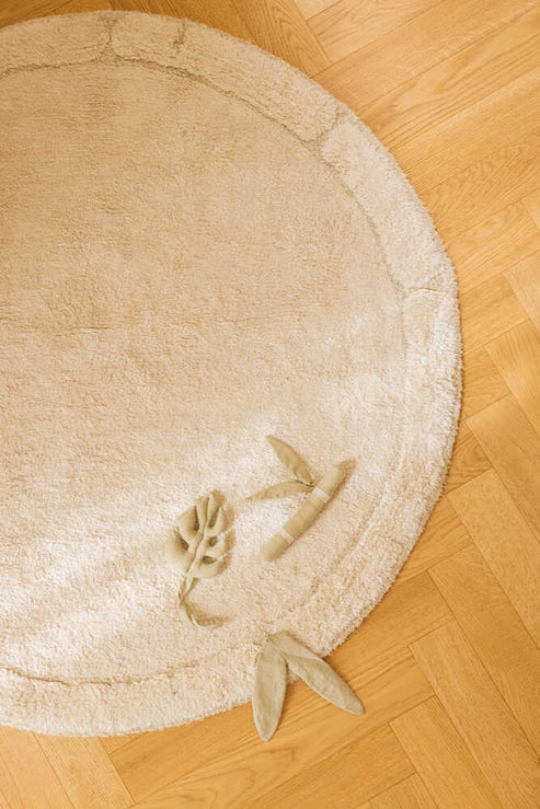 Washable rug Bamboo Leaf