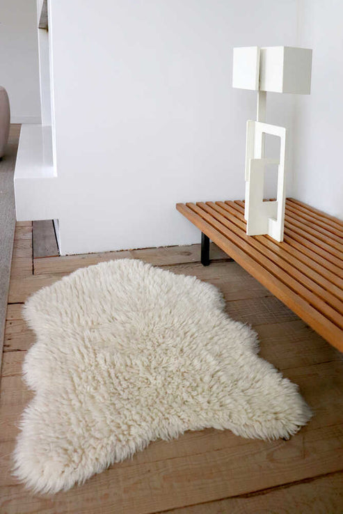 Woolable rug Woolly - Sheep White