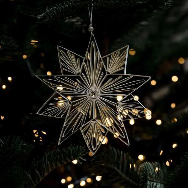 Quilled North Star Paper Hanging Decoration - Thirty Six Knots - thirtysixknots.com
