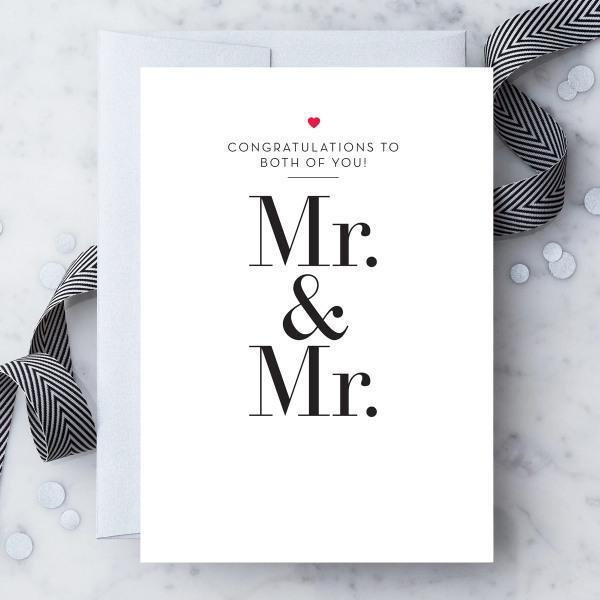 "Mr. & Mr.” Greeting Card - Thirty Six Knots - thirtysixknots.com