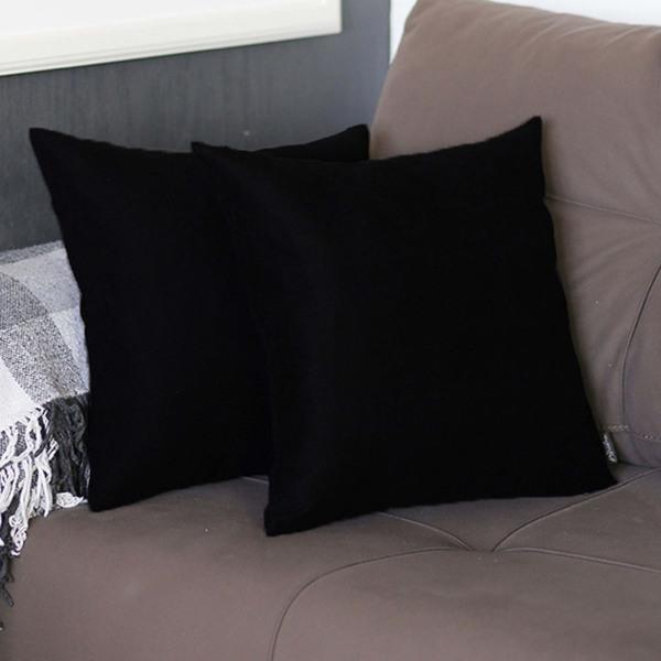 Farmhouse Square and Lumbar Solid Colour Throw Pillows - Thirty Six Knots - thirtysixknots.com