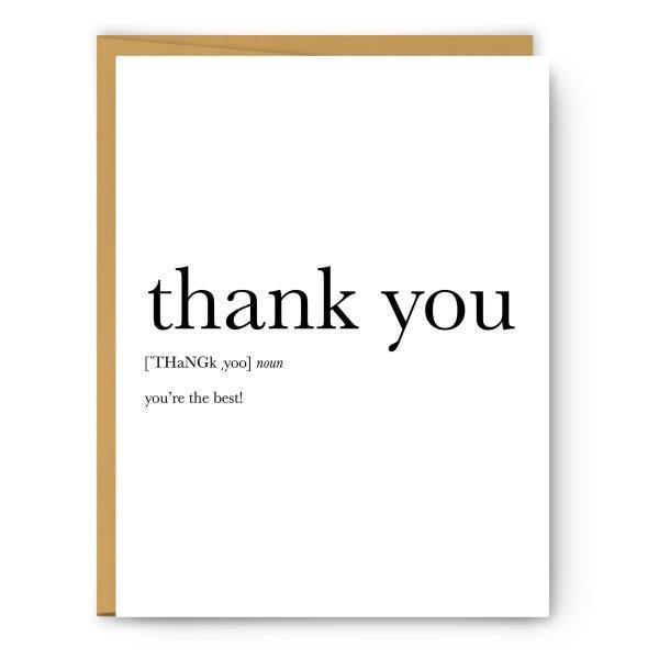 Thank You - Greeting Card - Thirty Six Knots - thirtysixknots.com