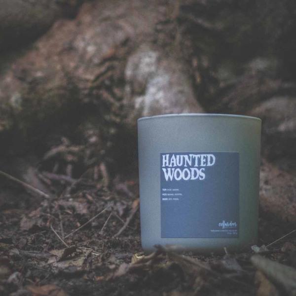 Haunted Woods - 13 oz Wood Wick Soy Candle - Thirty Six Knots - thirtysixknots.com