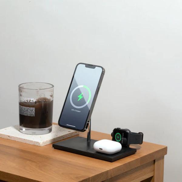 Native Union SNAP 3-IN-1 MAGNETIC WIRELESS CHARGER - Thirty Six Knots - thirtysixknots.com